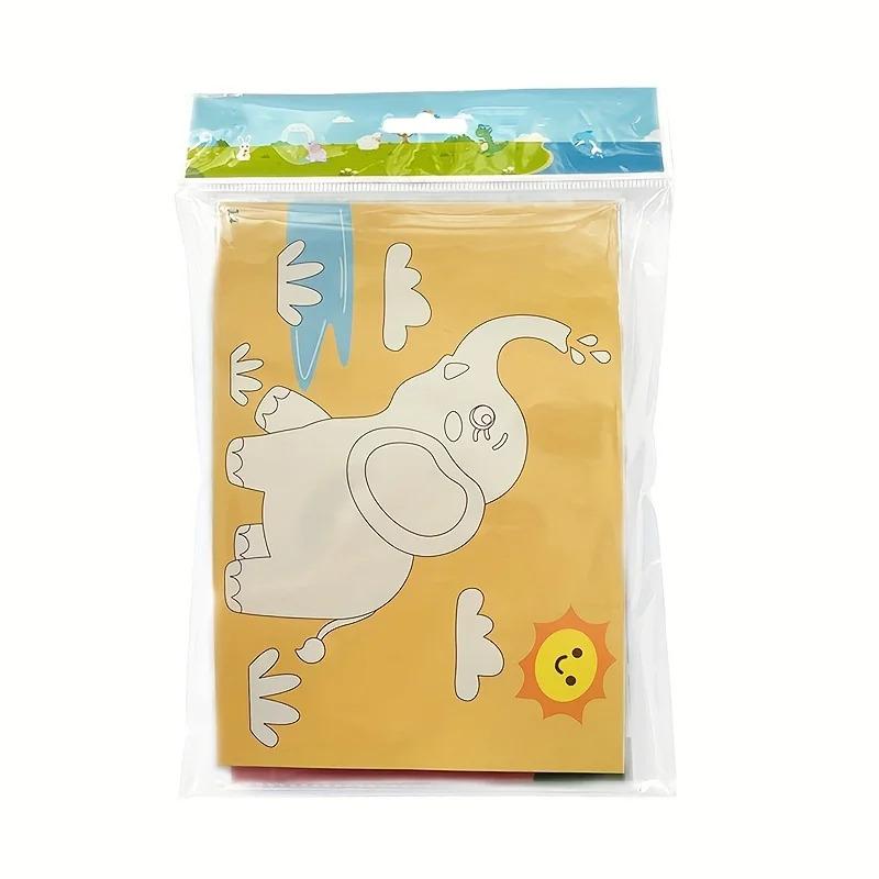 3D Eva Foam Sticker Set - 10Pcs Diy Cartoon Animal Art Stickers For Kids Creative Learning & Classroom Craft Activities