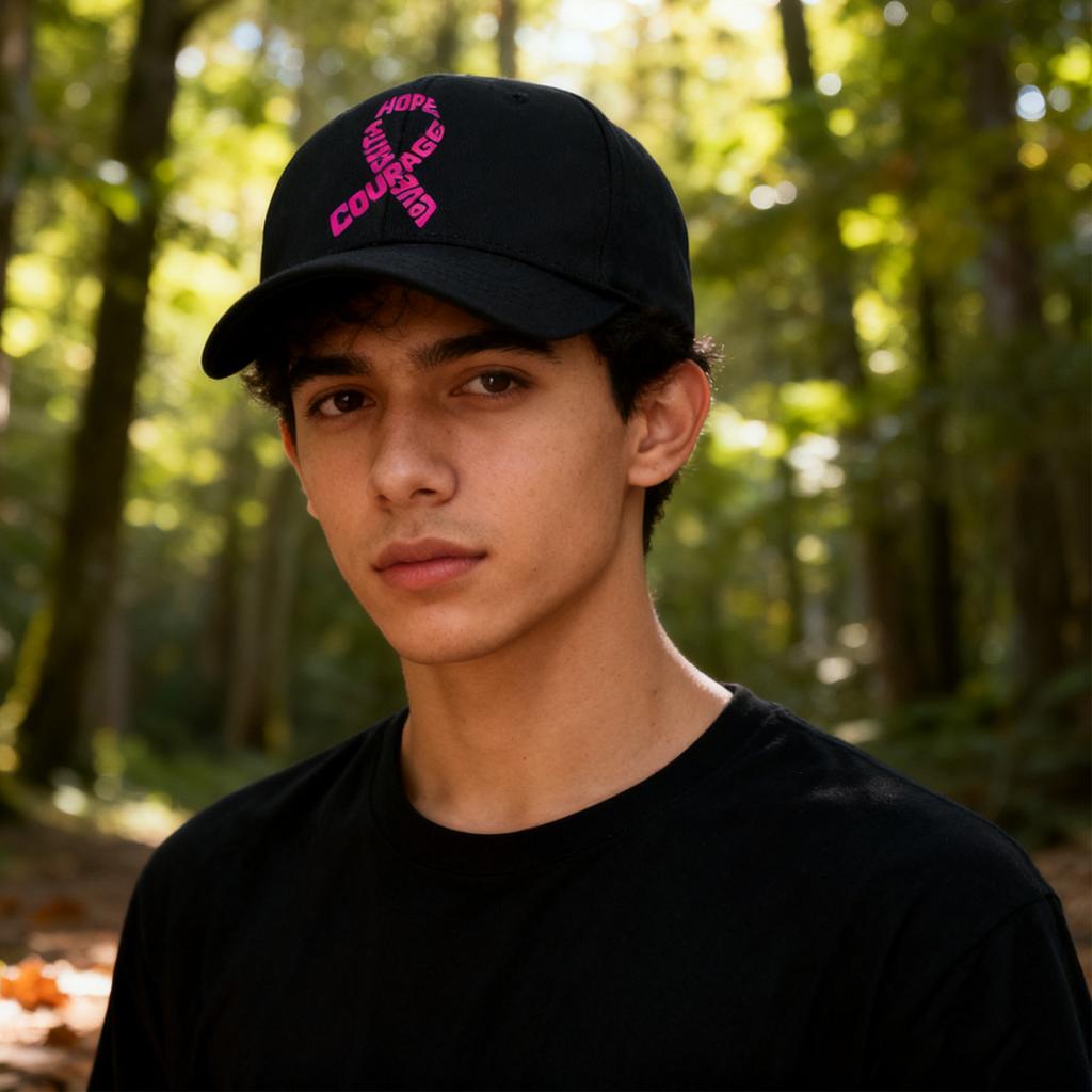 Deep Crown Baseball Cap Fashionable Sun Hat Printed Peaked Cap