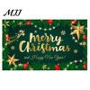 Santa Claus Wall Backdrop Christmas Banner, 71x43 Inches Sleigh Reindeer Snowman for Winter Wonderland Reusable Holiday Party Decorations, Indoor
