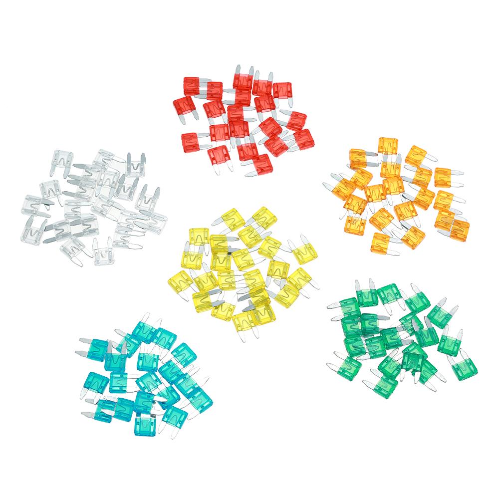 Nilight Kit Portafusibili Add-A-Circuit 12V, 10 Pezzi Con 130 Mini Fusibili Assortiti (5-30 AMP), Per Auto Moto Camper