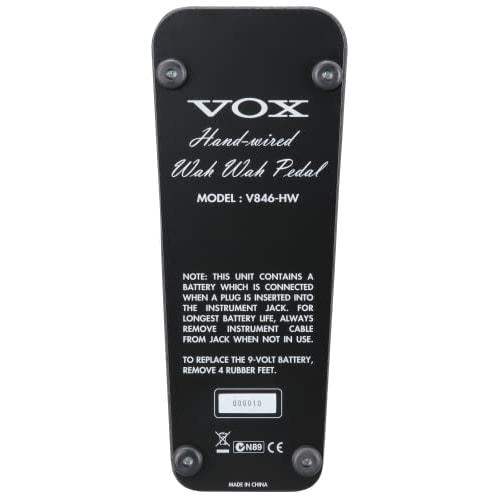VOX Vox Hand-Wired Wah Pedal V846-HW