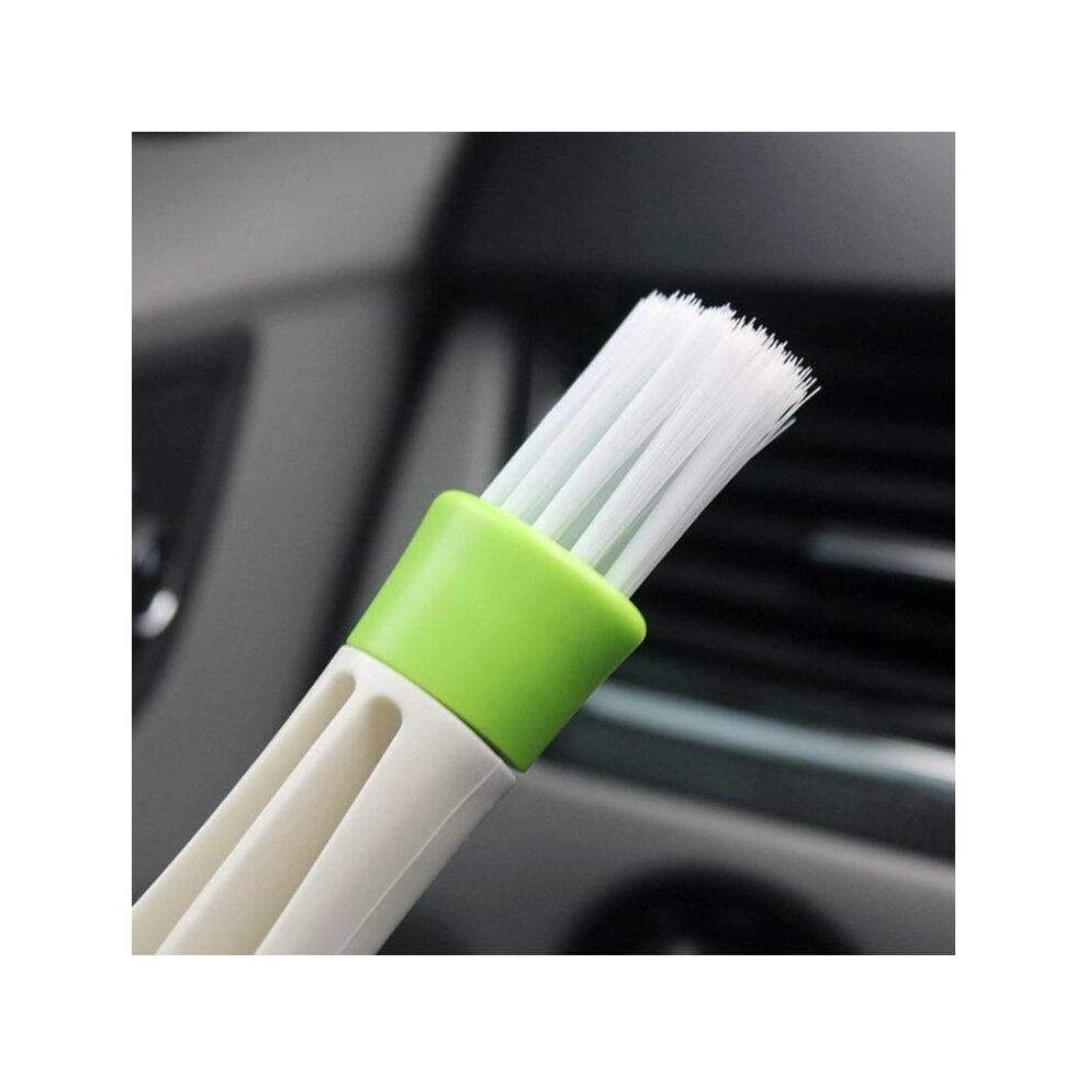 4 Pcs Plastic Car Cleaning Brush Double Ended Car Air Vent Slit Cleaner Brush Dusting Blinds Keyboard Cleaning Brushes Cleaner