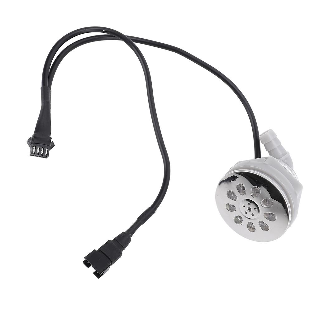 Bathtub Air Nozzle Easy To Install Plastic 6 Hole RGB Bathtub Air Bubble Nozzle for SPA Accessory
