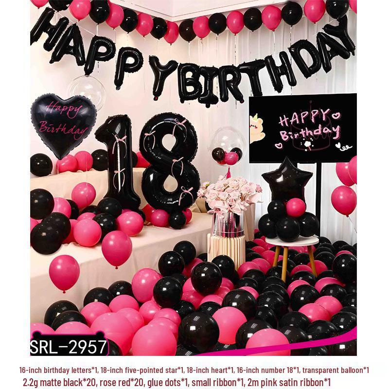 Geburtstagsdeko Ballon-Set für Kinder - Themen-Hintergrund mit Folienballons