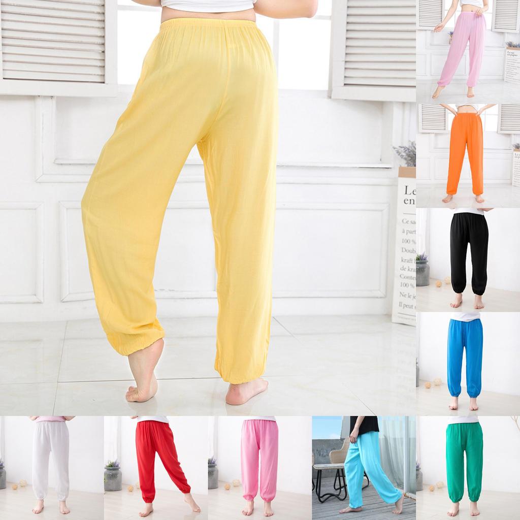 Retro Lantern Pants For Women With Cotton Silk Fabric For Summer Comfort