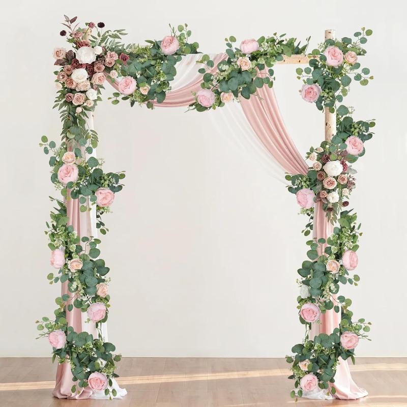1.8-meter Artificial Artificial Peony Vine, Starry Sky Green Plant, Home Dining Table, Wedding Decoration, Vine Decoration