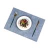 Placemat, tableware, tablecloth, premium cloth pattern, dining table mat, square thermal insulation mat, plate mat, coaster, washable