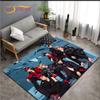 Alfombra de Área Más Nueva de Kpop Bangtan Boys BTS Alfombrilla de Piso para Juegos Infantiles Alfombra Decorativa Más Nueva con Patrón 3D para Sala de Estar