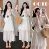 Spring/Summer 2026 Korean Plus Size Patchwork Maternity Dress