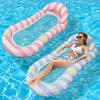 Inflatable Summer PVC Floating Bed with Sunshade and Backrest