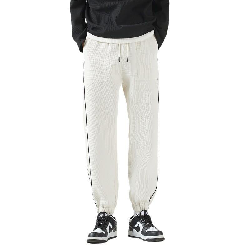 Men's Casual Pants Men's Spring and Autumn Trend Sweatpants Elastic Tights Men's Loose Sports Pants Student