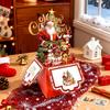 1Pc Paper Vintage Holiday Greeting Card DIY Festive Party Invitation 3D Greeting Card Christmas Card Holiday Greeting Card