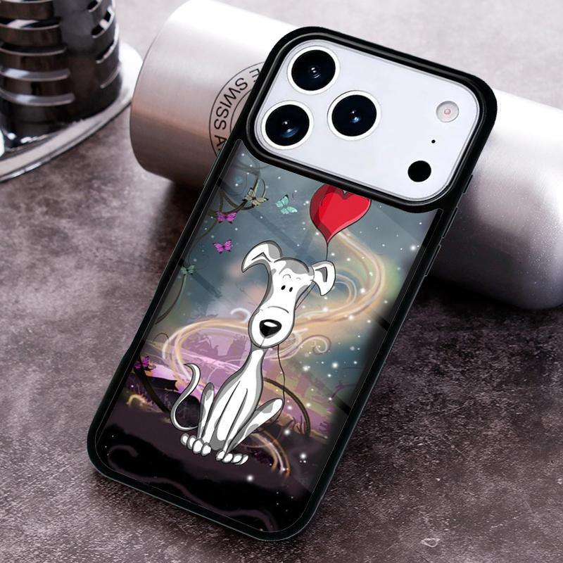 Fantastische sitzende Rehkitz-Windhund-Hundehülle Für iPhone 17 16 15 14 13 12 11 Pro Max Plus 17Air Weiche Silikonhülle