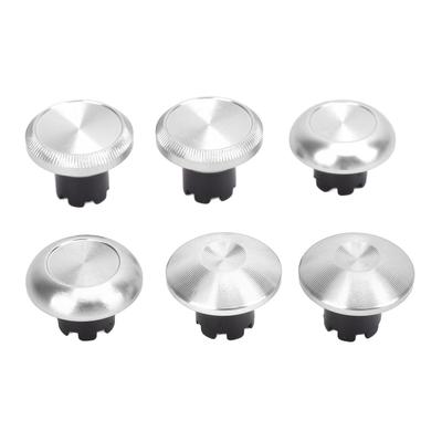 6Pcs Metal Analog Grips Stick Thumbsticks for Edge Controller Aluminum Alloy Metallic Joystick Game