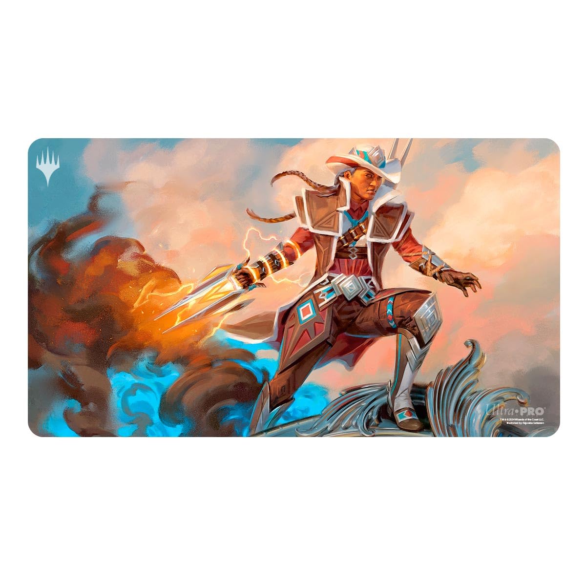 

Thunder Junction Outlaws Playmat Key Art 5 Magic: The Gathering