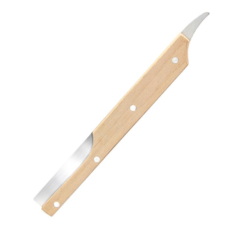 Wooden Handle Coconut Opener Stainless Steel Coconut Opener Knife Household Kitchen New Multifunction Fruit Peeler Coconut Knife