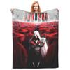 A-Assassins Creed Knitted Blanket Velvet Action Adventure Soft Throw Blanket for Bedroom Sofa Bedspread