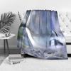 Tuniu Landscape Water Reflection Sofa Bed Blanket Throw for Living Room Bedroom Decoration