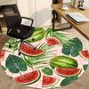 1pc Watermelon Slices Chair Carpet for Office, Soft, Non-Slip Polyester Mat, Office, Entryway, Living Room, Bedroom,  Yy251207246