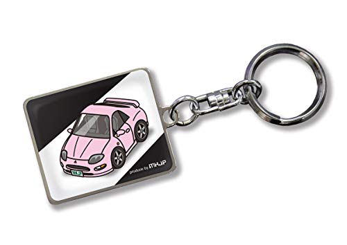 

MKJP Custom Keychain Mitsubishi FTO DE3A Early Model Base: Черный цвет автомобиля: розовый