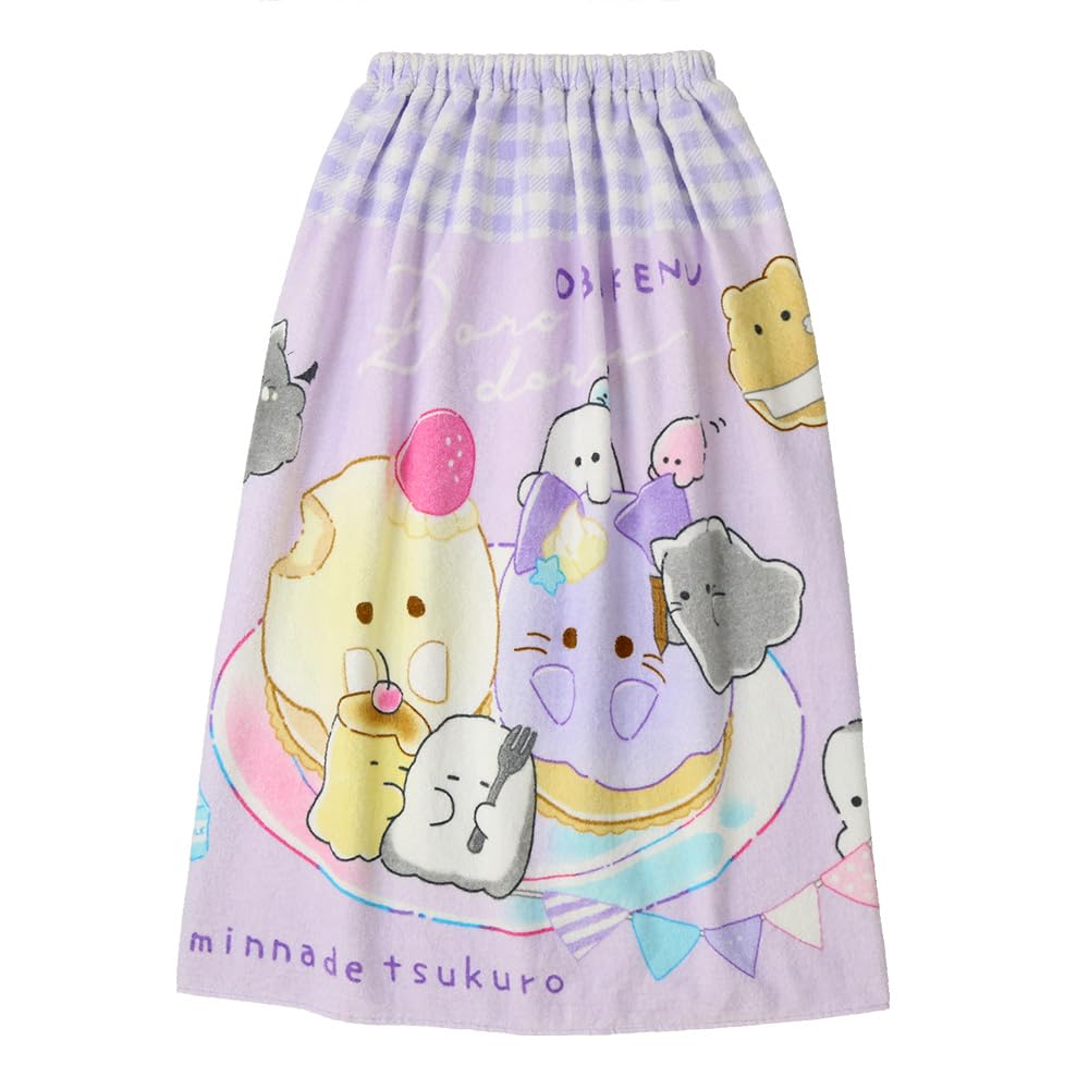 

Пляжное полотенце 80см Obakenu Mochimochi Panda Детское полотенце для бассейна Полотенце-пончо для девочек Хлопок D 80см [Santowa] 100%