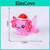 Christmas Resin Micro Landscape Decor Cute Hexagonal Dragon Crystal Snowball Miniature Ornament