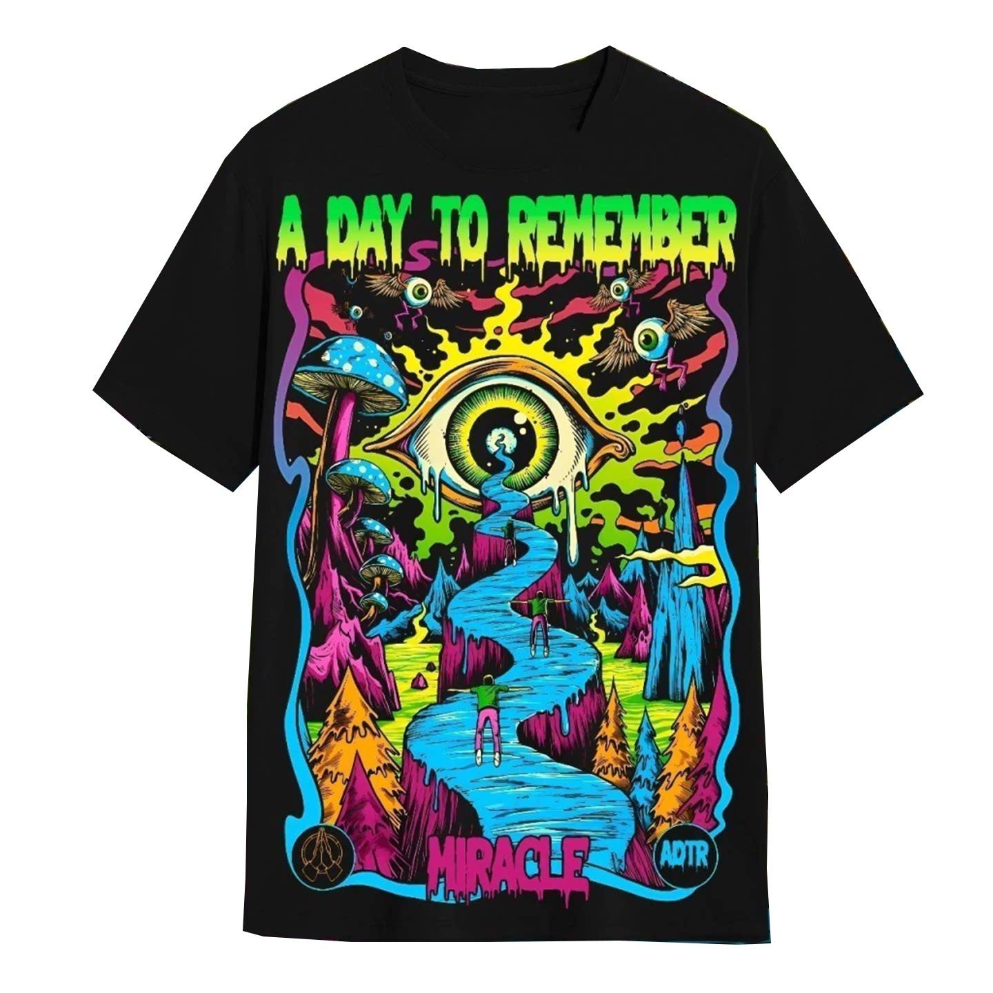 

Homesick American Metal Hardcore Poppunk Band Rock Mens Loose Casual Tshirt with Short Sleeves S