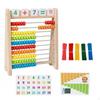 Wooden Abacus ChildCentered Influenced Kids Math Counter Colorful Beads 10Row Learning for