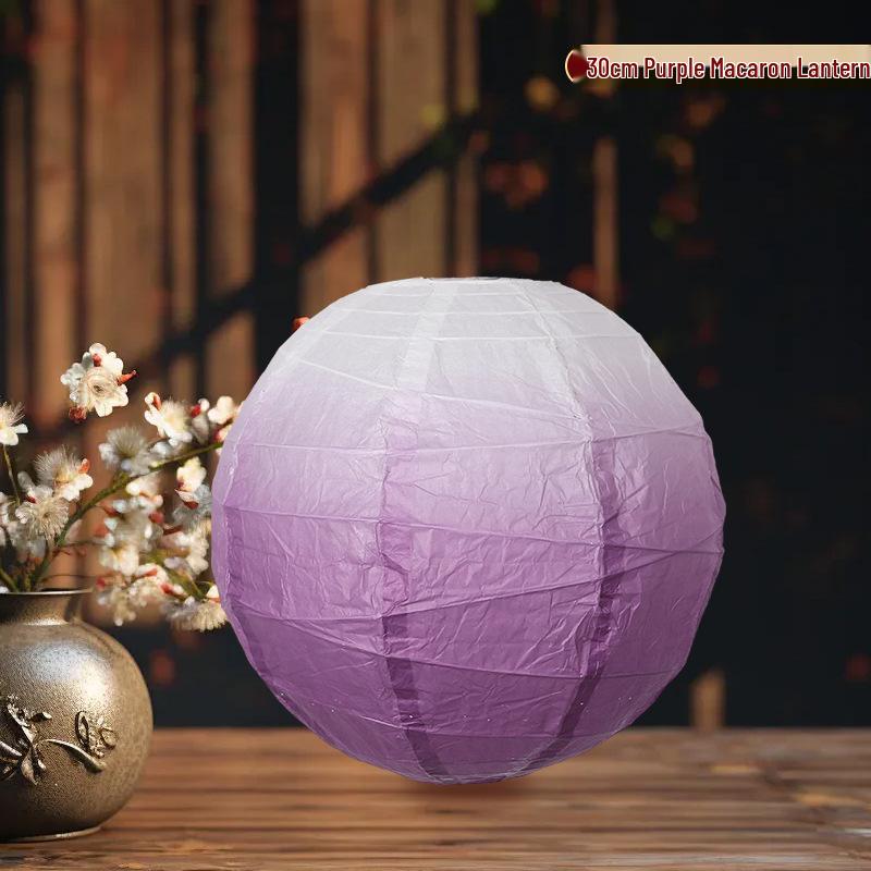 New Year Macaron Lanterns - Riddle Guessing Spring Festival Outdoor Decorations for Community, Scenic Area, and Shopping Mall Use