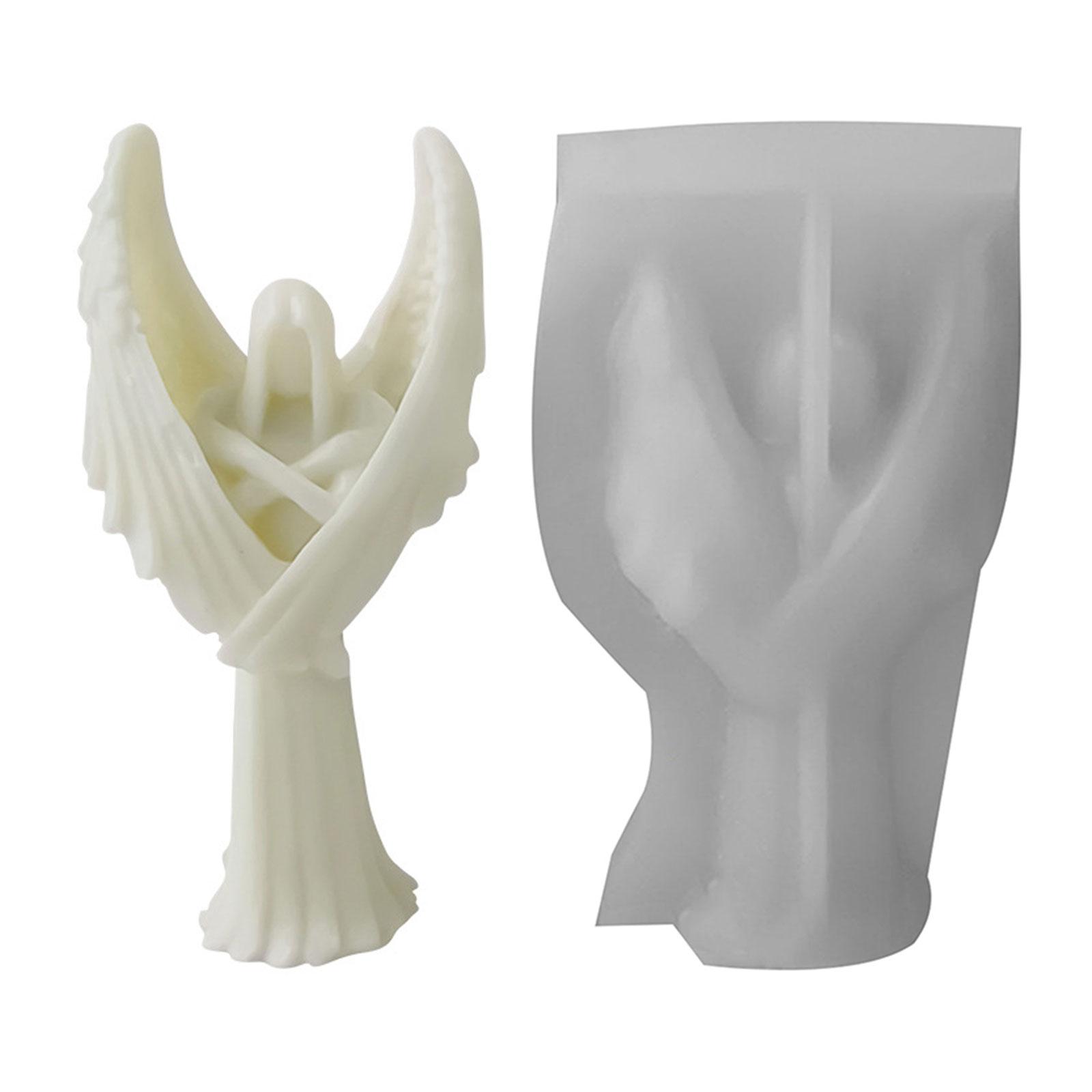 Dark Goddess Candle Mold Halloween Candle Silicone Mold Non-stick Easy to Mold for Making Candle Plaster Decorations 1