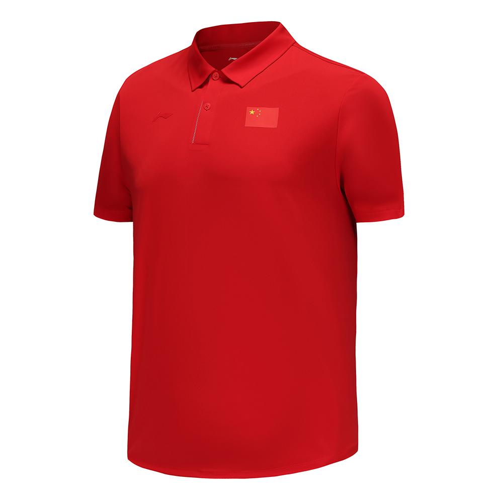 Li Ning Polo Shirts Unisex Polo Collar Thin Straight Fit APLV441-1