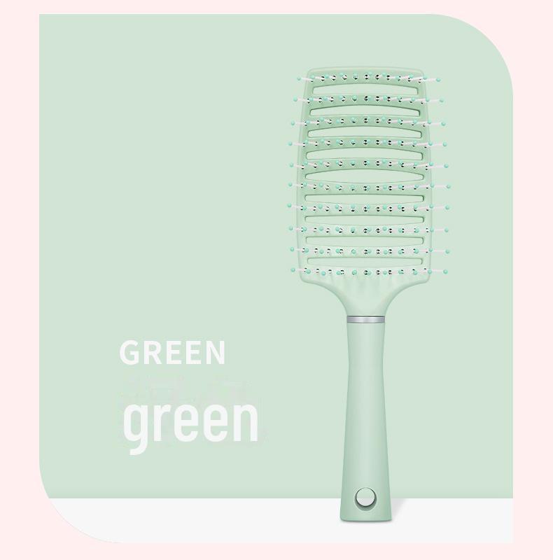 Large Curved Rib Comb for Women - Hair Root Volumizing, Curl Styling & Massage Comb for Long Hair