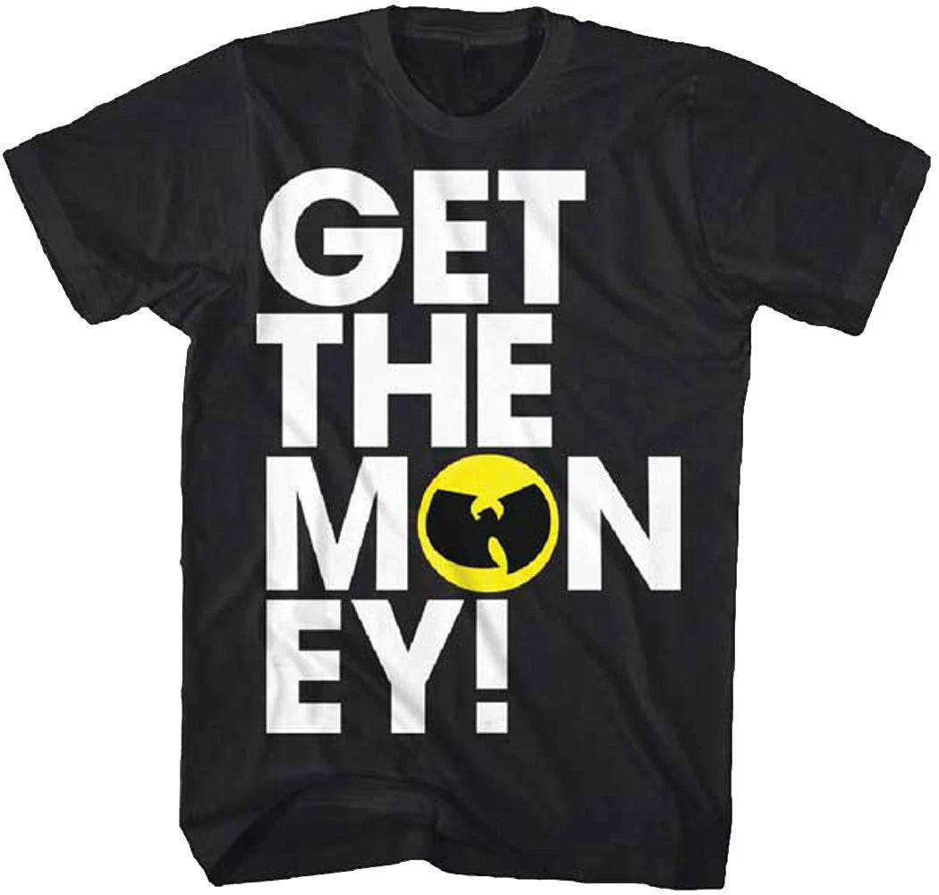 Wu-Tang Clan - Get The Money! Adult 100% Cotton T-shirt Mens Tees Top - Licensed Hip Hop Rap Apparel S