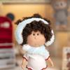 24cm Mia Autumn/Winter Silicone Doll with Ear Muffs & Scarf Outfit