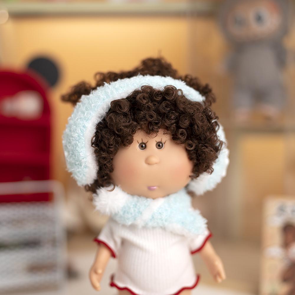 24cm Mia Autumn/Winter Silicone Doll with Ear Muffs & Scarf Outfit