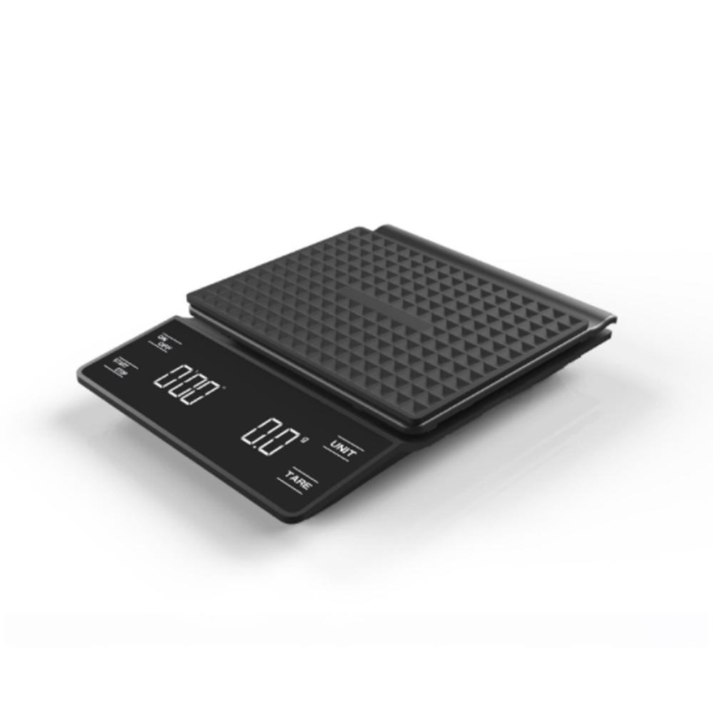 Portable Digital Kitchen Scale 0.1g High-precision Coffee Scale with Insulation Pad for Weighing Coffee and Food