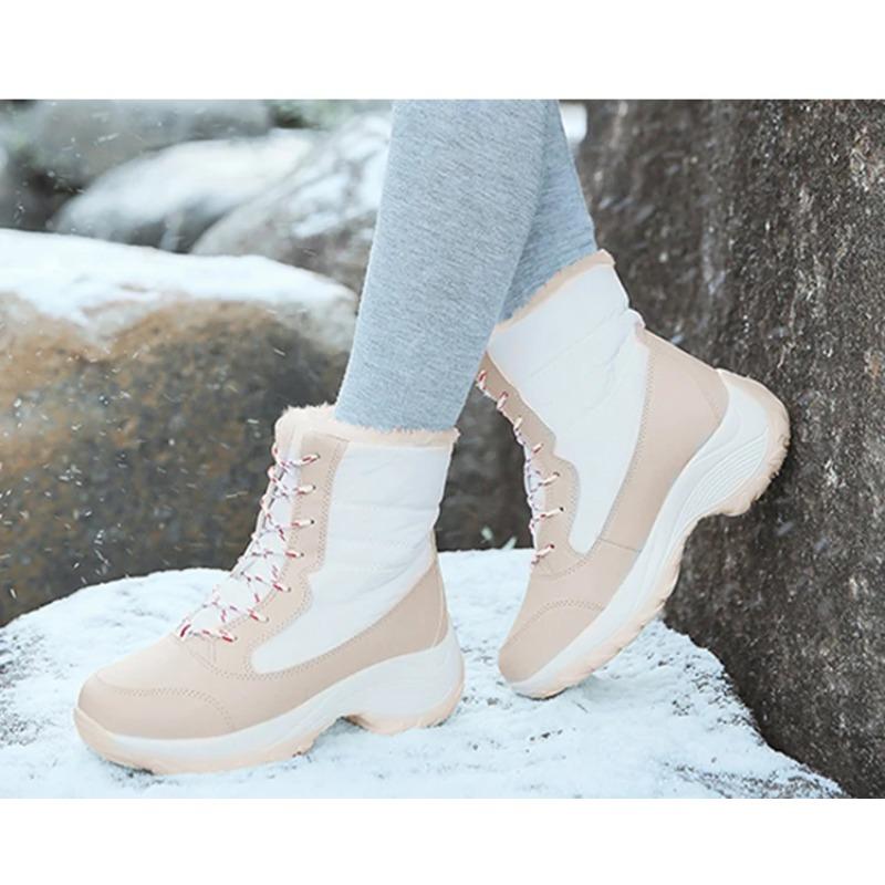 Snow Boots Women New Ladies Shoes Platform Shoes Woman Flat Keep Warm Boots Ladies Casual Plush Botas Mujer Winter Shoes Women
