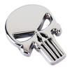 1PC 3D Metal Punisher Skull Skeleton Head Emblem Sticker Modified Scratch Fuel Tank Sticker Decoration Car Accessories