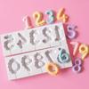 Number Heart Star Cloud Balloon Lollipop Silicone Mold Set DIY Fondant Cake Decorating Tools Chocolate Resin Clay Candle Mold