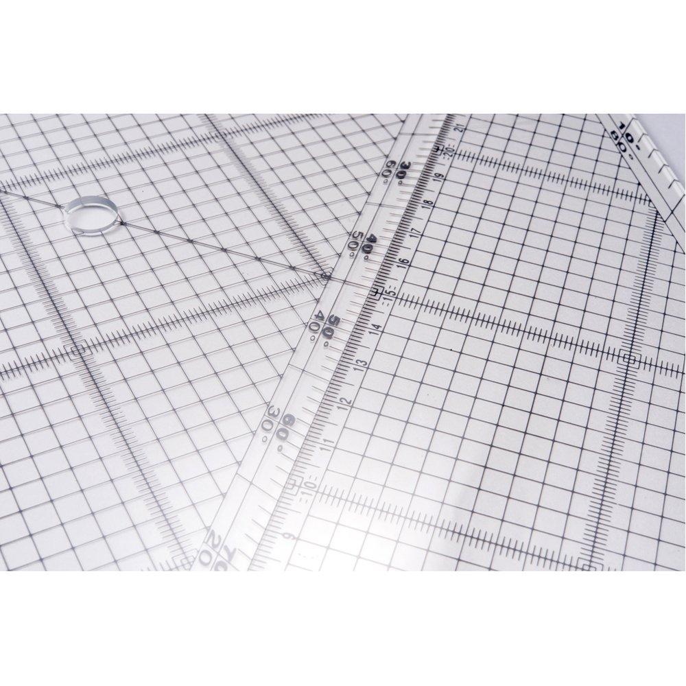Staedtler Triangle Ruler Drafting Set for Layouts, 30cm, 966 30