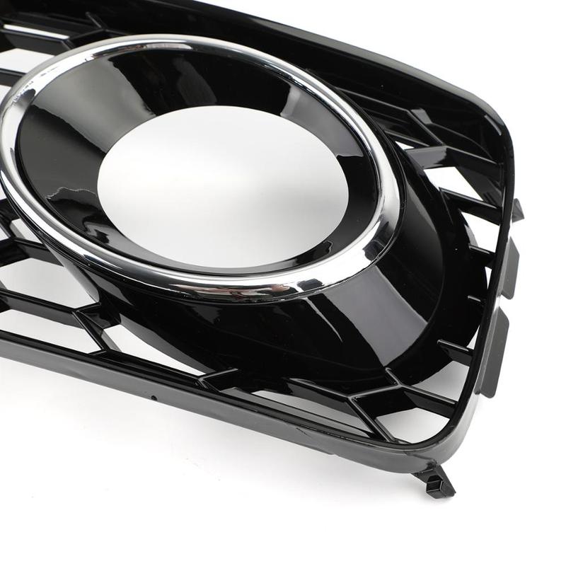 8T0807681B 8T0807682D Pair Fog Light Grill Honeycomb Grille With Trim for A5 S-Line S5 B8 RS5 Style 2008-2012 8T0-807-681-B 8T0-807-682-D