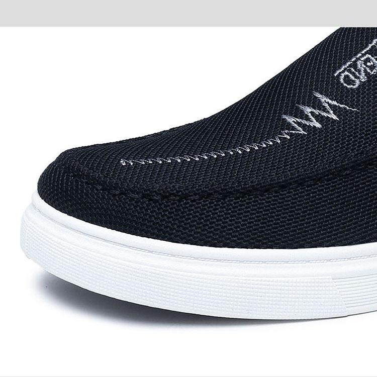 Anti-slip Wear-resistant Beef Tendon Sole Skate Shoes Men's Old Beijing Cloth Shoes Light Breathable Canvas Shoes Comfortable Soft Work Shoes