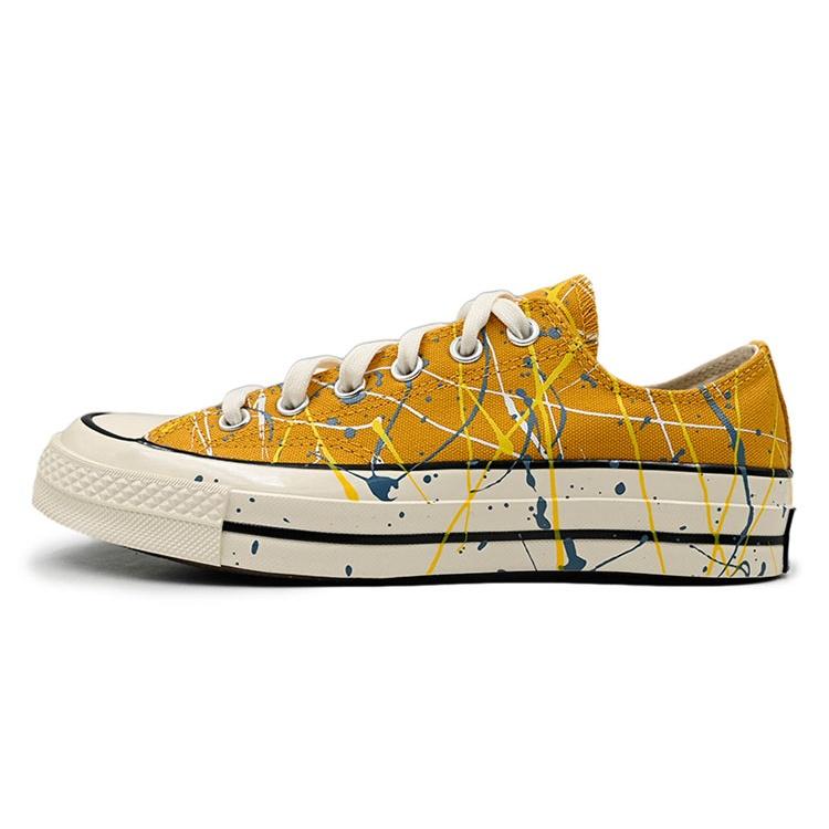 Converse Chuck 70 Low Paint Splatter - Sunflower Gold Men s 170804C EU 35