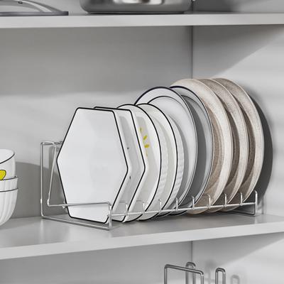 Stainless Steel Dish Draining Rack No Assembly Kitchen Sink And Countertop Organizer with Cutting Board Holder Countertop Cabinet Storage Shelf