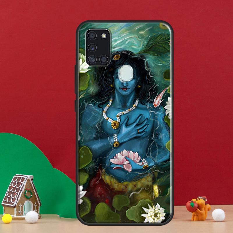 Indian God Lord Krishna Cover For Samsung Galaxy A54 A34 A14 A32 A12 A22 A52 A72 A13 A33 A53 A50 A52S A51 A71 Back Case
