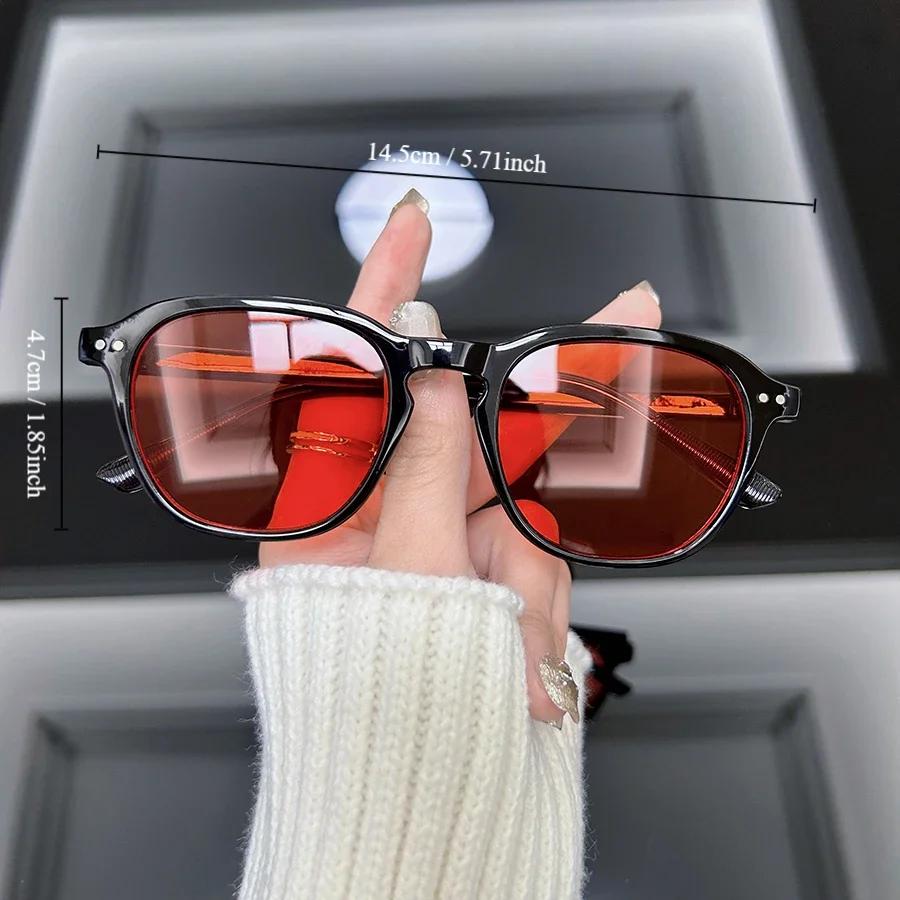 Retro Square Sunglasses Women Men Brand Designer Mirror Sun Glasses Female Male Vintage Fashion Round Frame