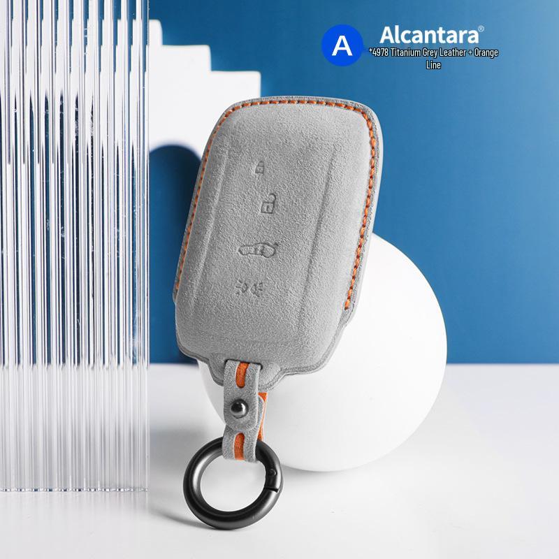 

Замшевый чехол для ключей из алькантары с пряжкой для Maserati Ghibli & Levante