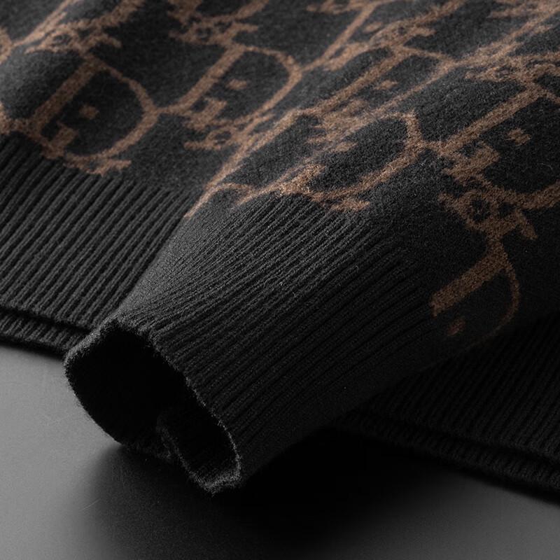 Herren Übergröße Winter Thermo Wollmischung Strickpullover