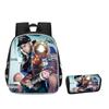 Mochila Anuel Aa para Hombre y Mujer Bolsa Escolar Casual Gran Capacidad Caja de Almacenamiento para Material Escolar Tipo Solapa