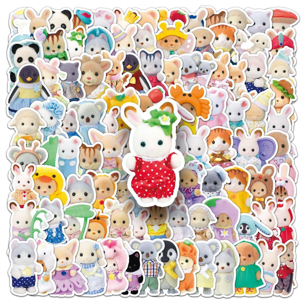 Sanrio Graffiti Stickers: 101 Cute Cartoon Stickers for Decorating Water Bottles, Phone Cases, Diaries, and More